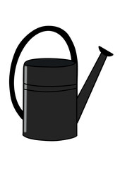 Watering can illustration