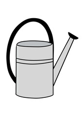 Watering can illustration