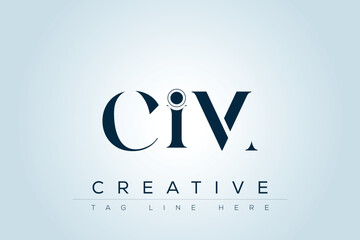 CIM abstract letter logo design. This logo is designed by three abstract letters. 