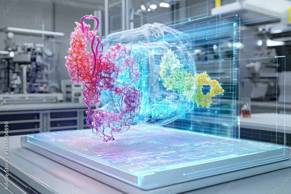 Poster augmented reality aids in visualizing detailed 3d data.