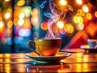 Tranquil Moment at the Cafe