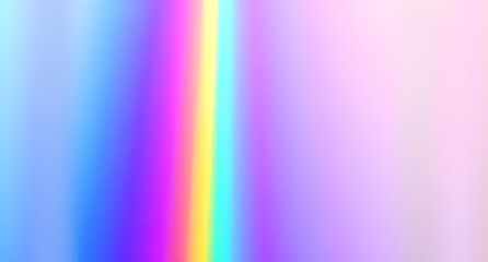 Rainbow glass prism refraction background. Light bending into a full-color spectrum