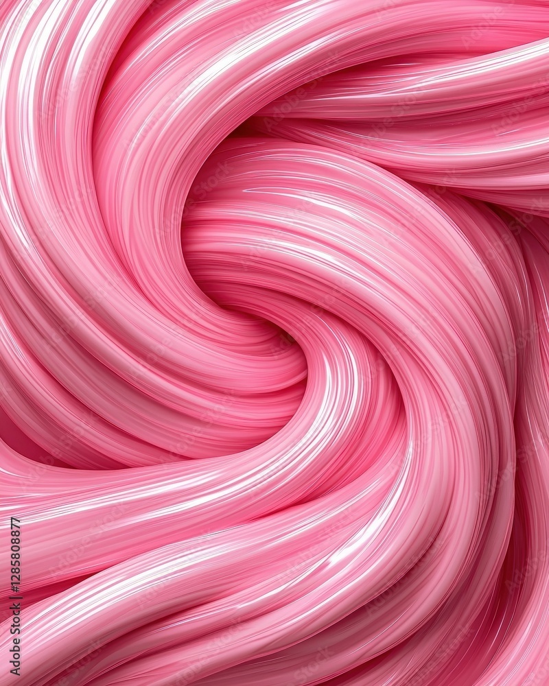 Poster Smooth Pink Texture Swirl Design for Abstract Backgrounds