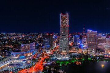 Naklejka premium 横浜夜景