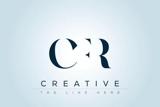 CFR abstract letter logo design. This logo is designed by three abstract letters. 
