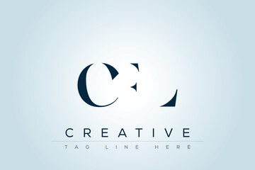CFL abstract letter logo design. This logo is designed by three abstract letters. 