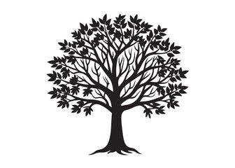 Obraz premium Full Leafy Tree Illustration