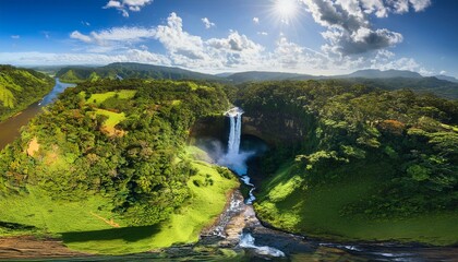 Experience the wonder of cascading waters.  