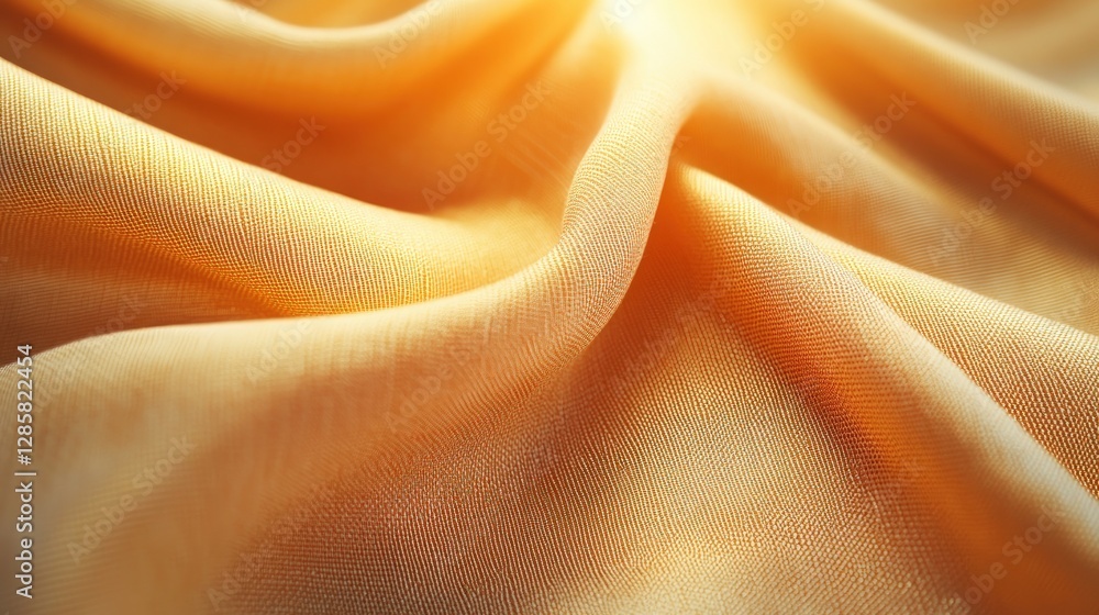 Aufkleber Soft Golden Fabric Texture for Background and Design Use