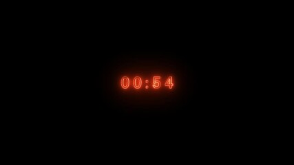 1 minute timer symbol color style isolated on white background. 1 min time circle icon. 1 minute timer symbol, isolated on transparent background