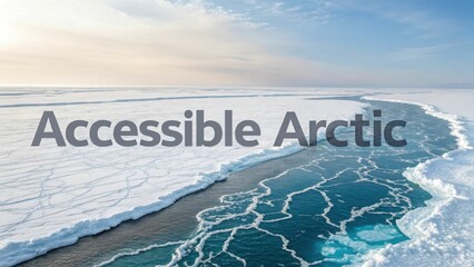 Arctic ice melt: climate change impact on ocean and ice formations
