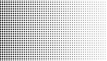 halftone diamond shape gradient effect
