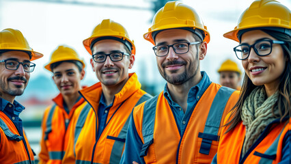Gruppenfoto für das Team
