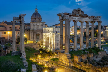 Naklejka premium The Roman Forum, Rome, Italy