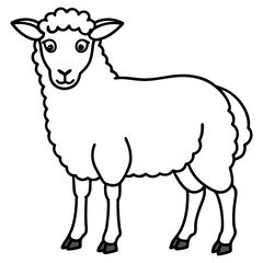 Sheep Silhouette Art