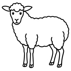 Sheep Silhouette Art