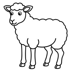 Sheep Silhouette Art