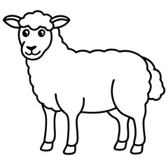 Sheep Silhouette Art