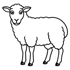 Sheep Silhouette Art