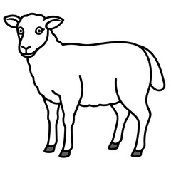 Sheep Silhouette Art