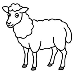 Sheep Silhouette Art