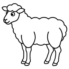 Sheep Silhouette Art