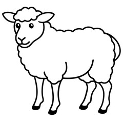 Sheep Silhouette Art