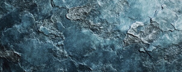 Naklejka premium Stone texture in close-up view featuring dark blue colors.