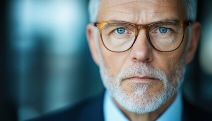 Professional Auditor Conducting Financial Compliance Check with a Focused Expression in a Corporate Environment