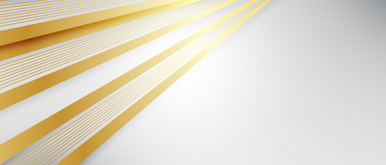 Luxury golden stripe layout for business background