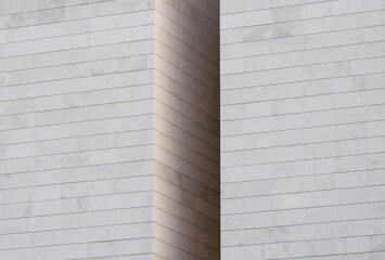 Modern building facade. Wall of building