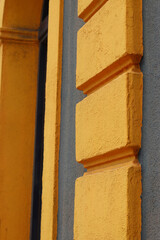 Facade of a classic building in Portugalete, Spain