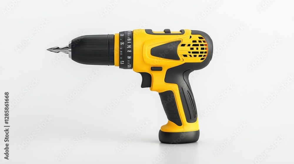 Poster compact cordless power drill with ergonomic handle and adjustable torque settings for versatile proj