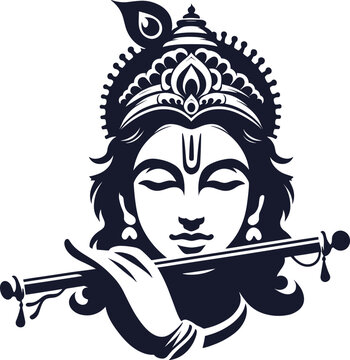 🖼️ Lord Krishna Vector Art &ndash; Divine Illustrations for Janmashtami & Spiritual Designs
