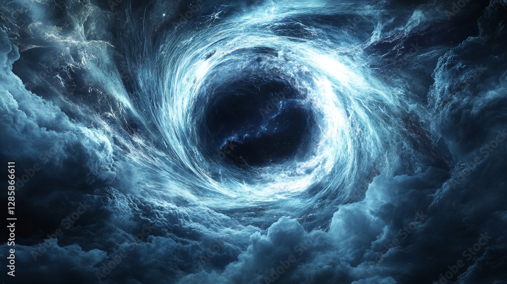 Poster abstract space vortex background for science projects