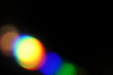 Abstract blur multicolored holographic rainbow for overlay background