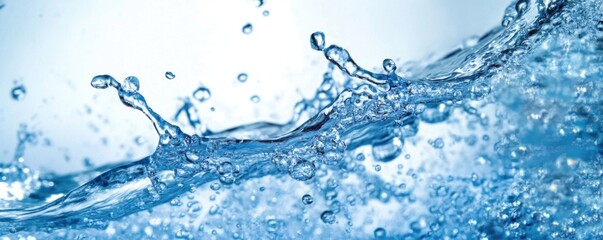 Natural water texture with splashing ripples