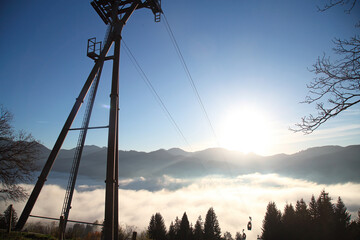 Landscape in the Alps