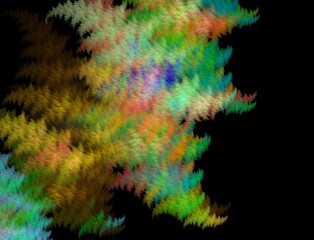 Imaginatory fractal abstract background Image
