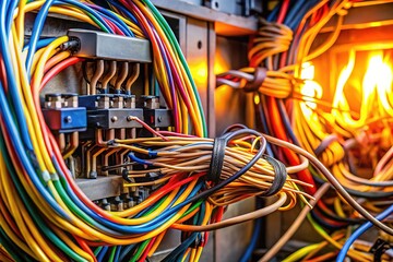 Evenly distribute furnace control board wires for optimal function.