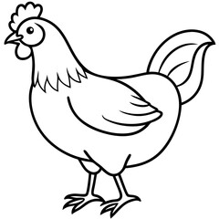 Simple Chicken Silhouette