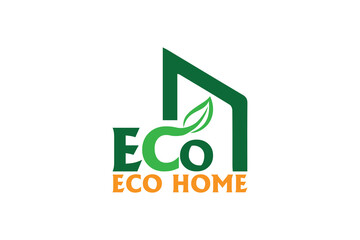 Green Food Restaurant Agricultural Logo
Creative Eco Home. Nature Green, Leaf Home with Linear Outline Style. Eco Home Logo Icon Symbol Vector Design Template. ECO CITY.