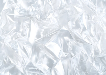 Obraz premium Abstract Wrinkled Transparent Plastic Texture Background
