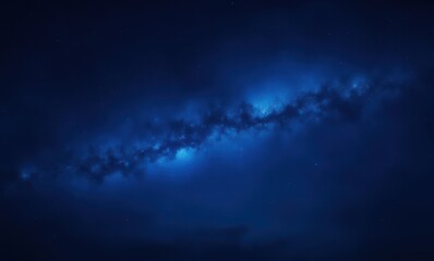 Vast cosmic blue nebula