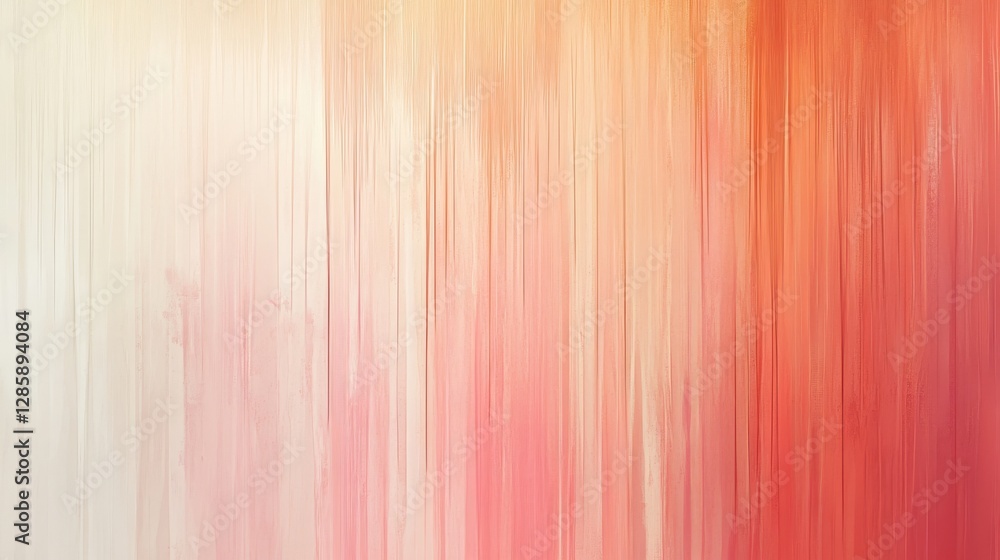 Poster vertical lines with warm colors that create a soft effect