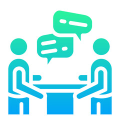 Obraz premium Debat Icon