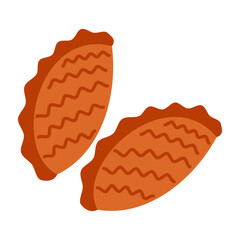 Happy Nowruz day greeting card, template for your design. New Year in Iran. Vector illustration, clip art elements