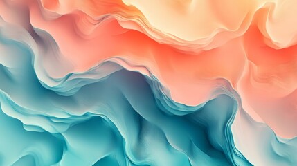 Fototapeta premium Abstract fluid shapes and patterns with colors swirling gracefully