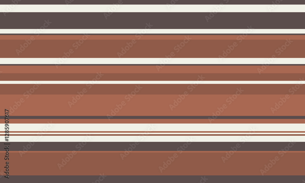 Aufkleber geometric stripes seamless vector pattern with horizontal lines in varied colours, creating an abstr