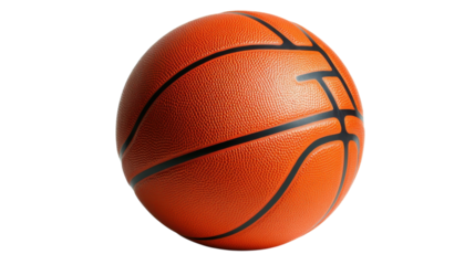 Basketball displayed on a clean surface illustrates sports equipment ready for play or practice in a bright indoor environment